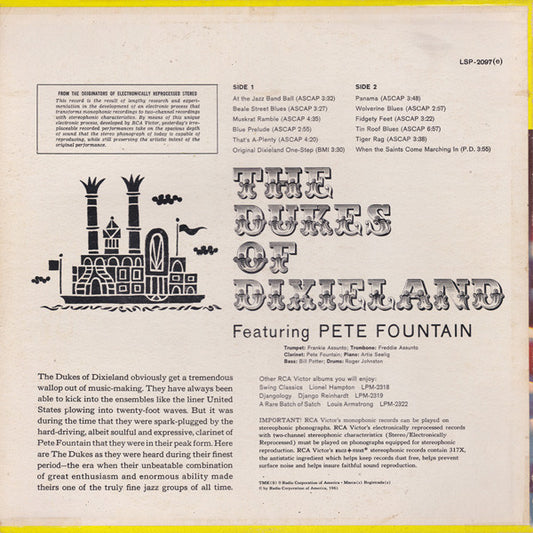 The Dukes Of Dixieland Featuring Pete Fountain - The Dukes Of Dixieland Featuring Pete Fountain - LP 2