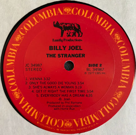 Billy Joel - The Stranger - LP 4