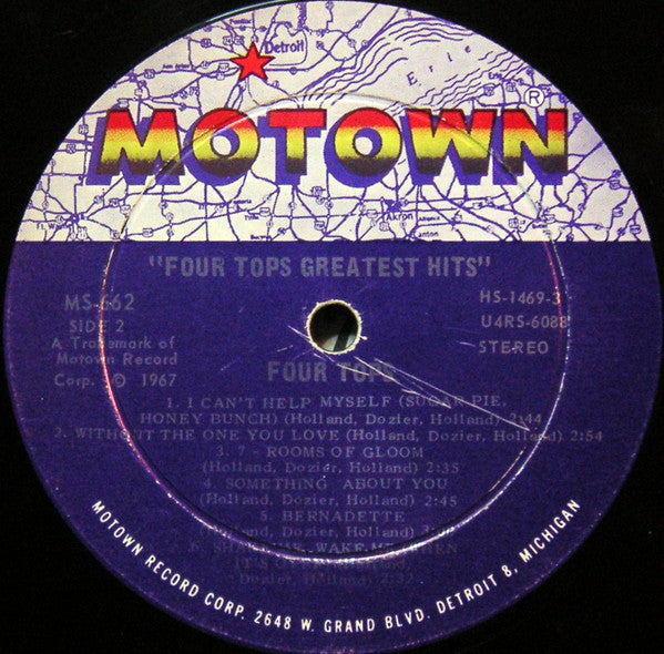 Four Tops - Four Tops Greatest Hits - LP 4