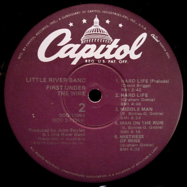 Little River Band - First Under The Wire - LP 4