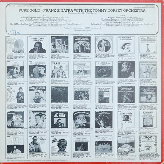 Frank Sinatra With The Tommy Dorsey Orchestra - Pure Gold - LP 2