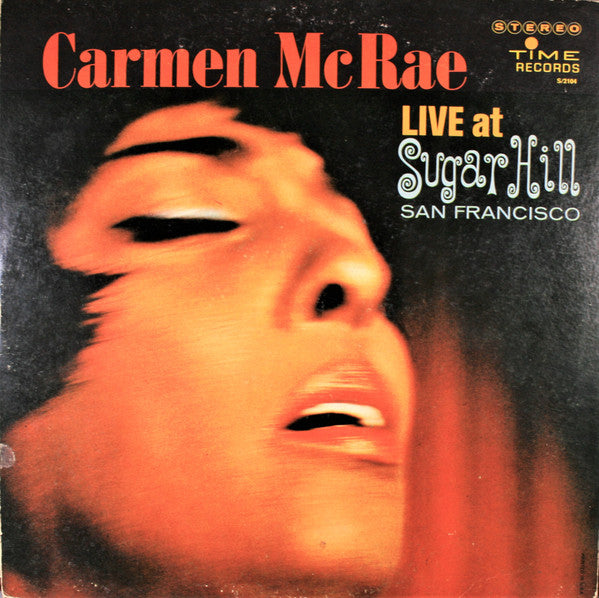 Carmen McRae - Live at Sugar Hill San Francisco - VINTAGE vinyl record for sale