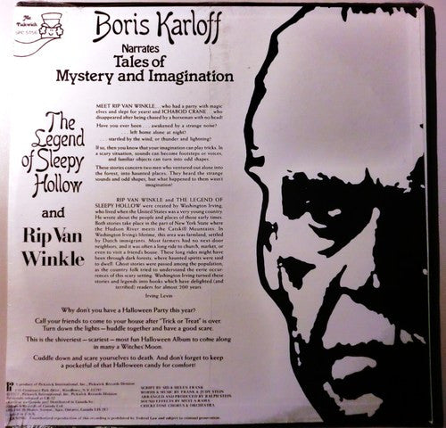 Boris Karloff - Boris Karloff Narrates The Legend Of Sleepy Hollow / Rip Van Winkle - LP 2