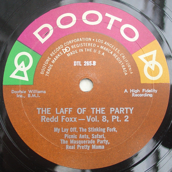 Redd Foxx - Laff Of The Party Volume 8 - Vinyl, LP, Album 4