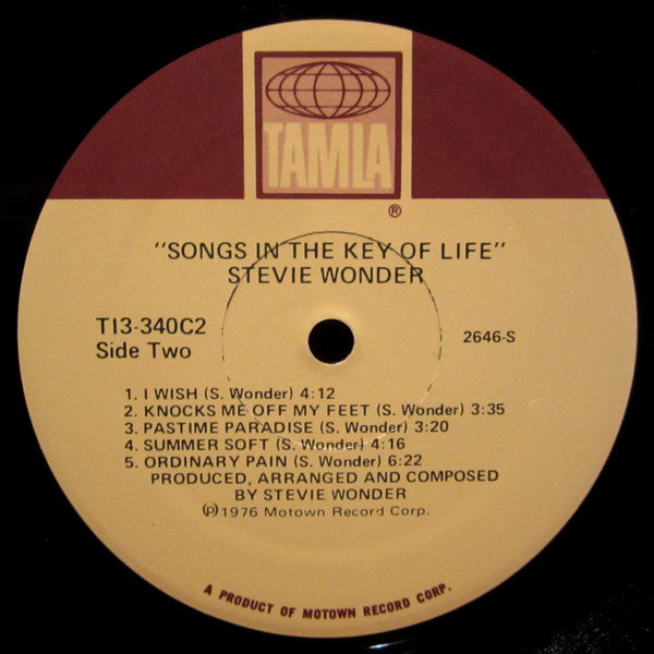 Stevie Wonder - Songs In The Key Of Life - LP 5