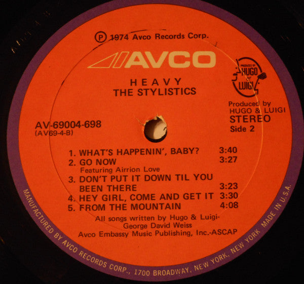 The Stylistics - Heavy - LP 4