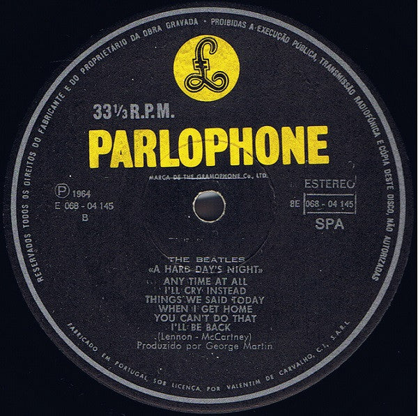 The Beatles - A Hard Day's Night - LP 4