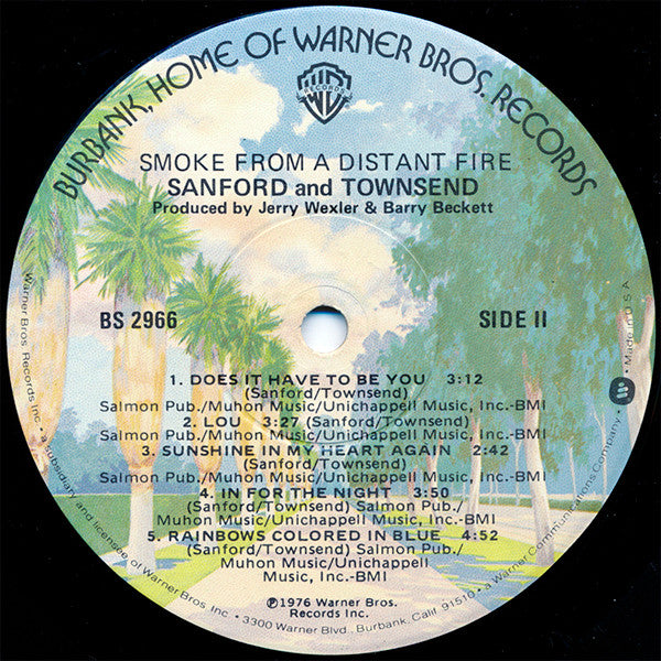 Sanford And Townsend - Smoke From A Distant Fire - LP 4