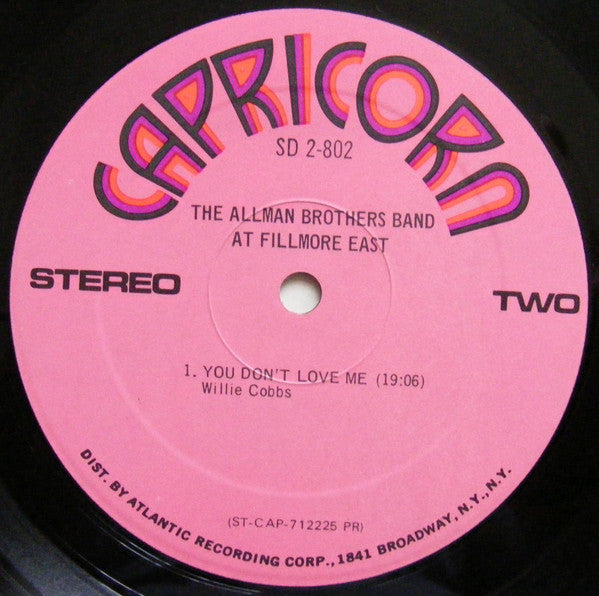 The Allman Brothers Band - The Allman Brothers Band At Fillmore East - LP 4