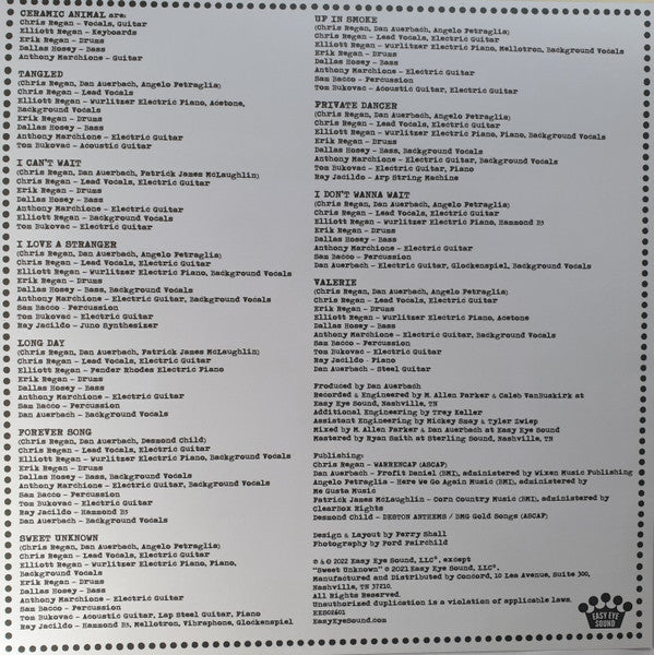 Ceramic Animal - Sweet Unknown - LP 4