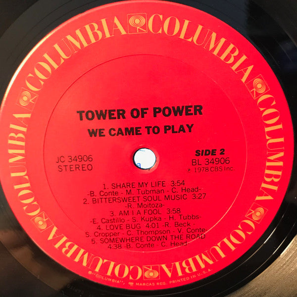 Tower Of Power - We Came To Play - LP 4