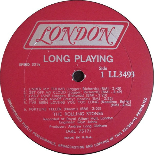 The Rolling Stones - Got Live If You Want It! - LP 4