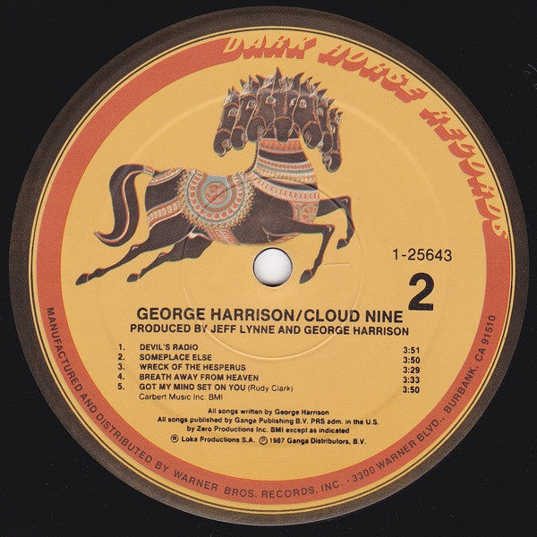 George Harrison - Cloud Nine - LP 4