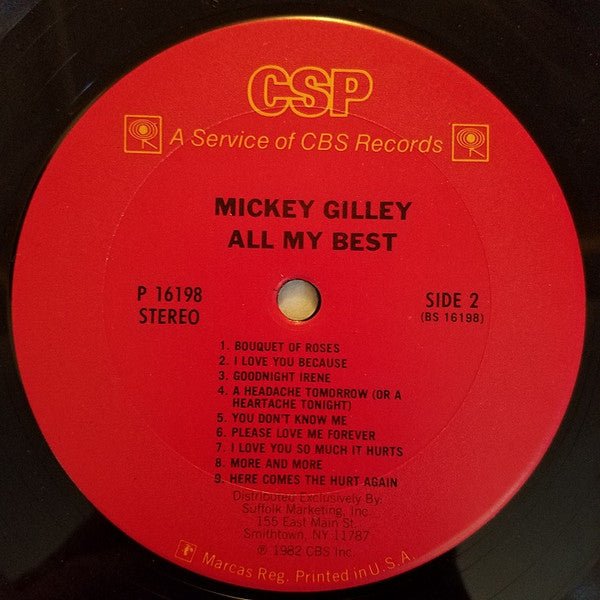 Mickey Gilley - All My Best - LP 4