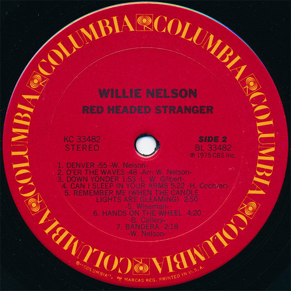 Willie Nelson - Red Headed Stranger - LP 4