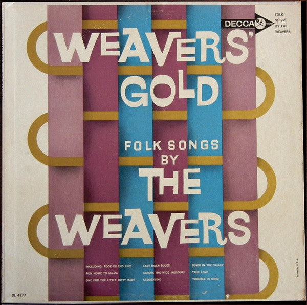 The Weavers - Weavers Gold - VINTAGE vinyl record for sale