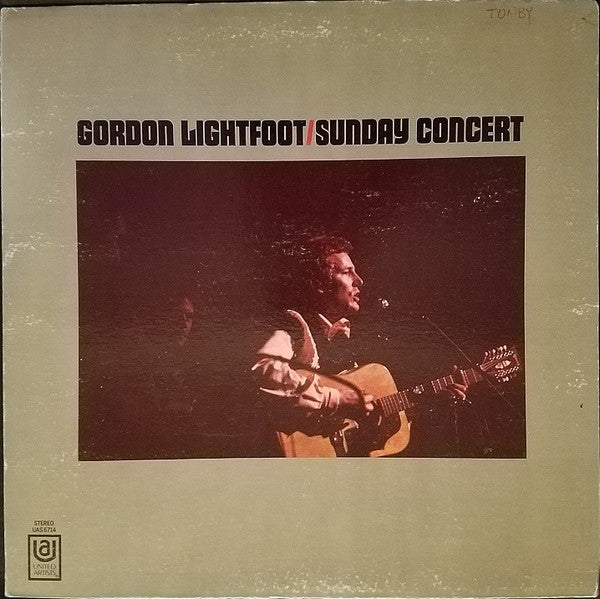 Gordon Lightfoot - Sunday Concert - VINTAGE vinyl record for sale