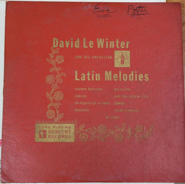 David Le Winter - Latin Melodies - LP