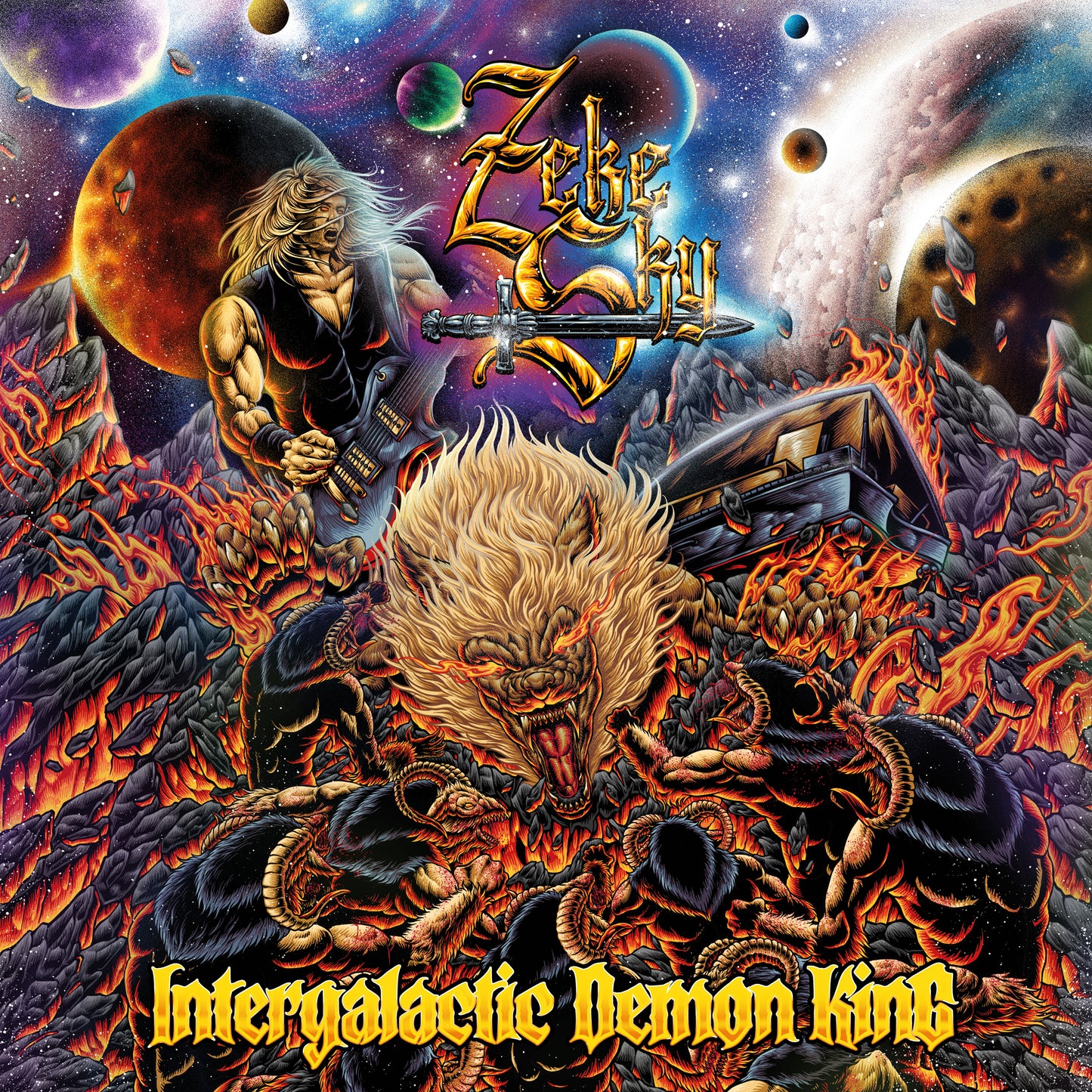 Zeke Sky - Intergalactic Demon King - VINTAGE vinyl record for sale