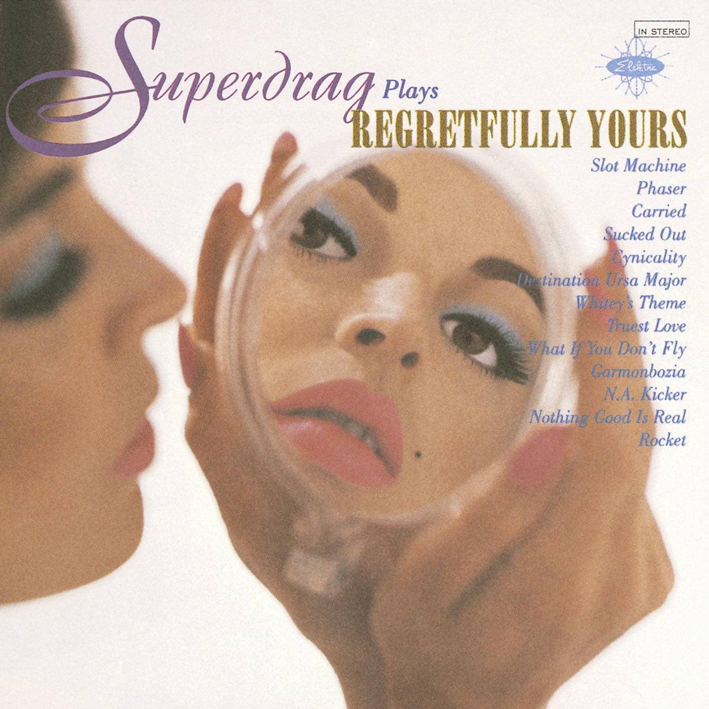 SUPERDRAG - REGRETFULLY YOURS (OPAQUE PINK VINYL) (ELEKTRA 75) 07
