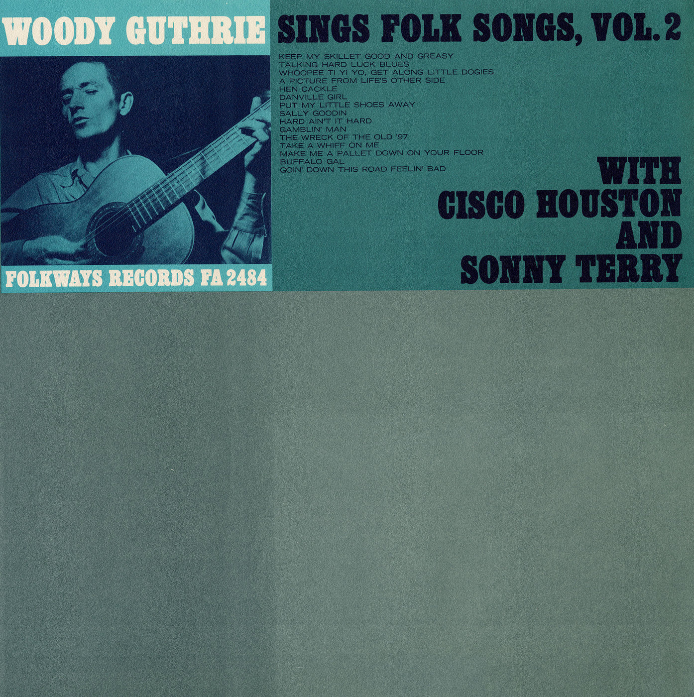 Woodie Guthrie - Sings Folk Songs, Vol. 2 - LP