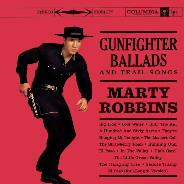 Marty Robbins - Gunfighter Ballads and Trail Songs - VINTAGE vinyl record for sale