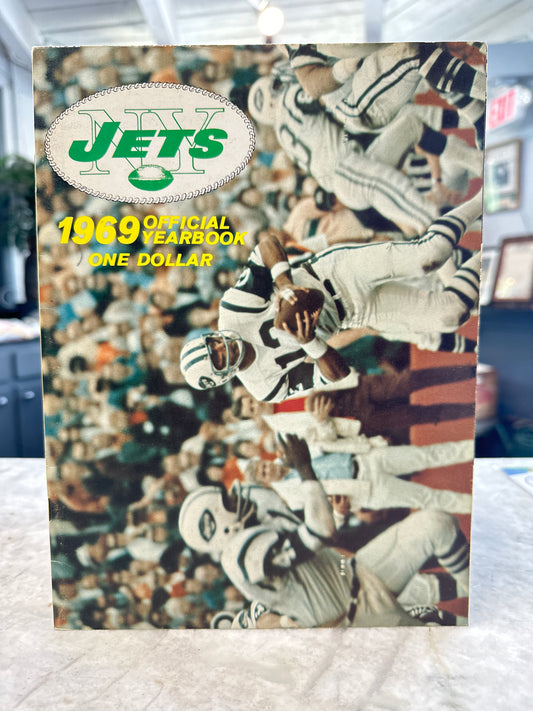 1969 New York Jets Yearbook w/Joe Namath Cover