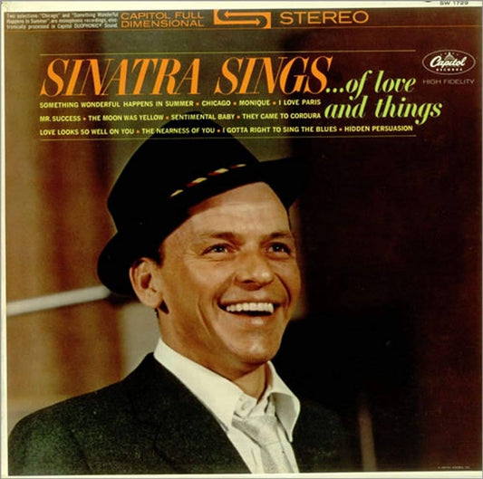 Frank Sinatra - Sinatra Sings...of love and things - LP