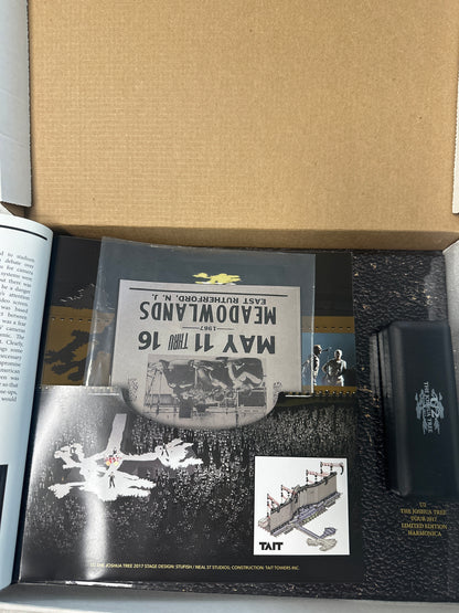 U2 - Joshua Tree 2017 Limited Edition VIP Tour Book with Harmonica