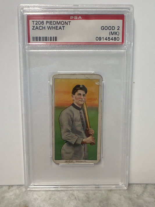 T206 Zach Wheat PSA 2 GD