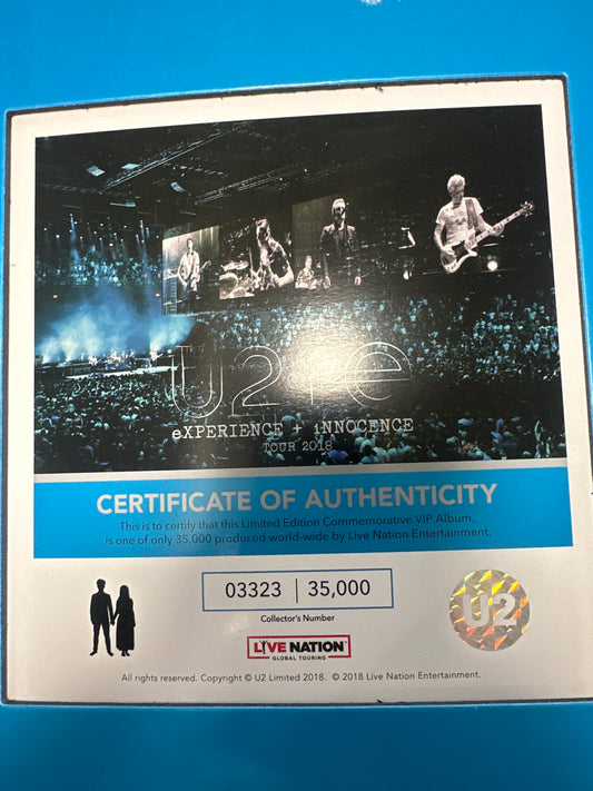 U2 - Innocence 2018 Limited Edition Book