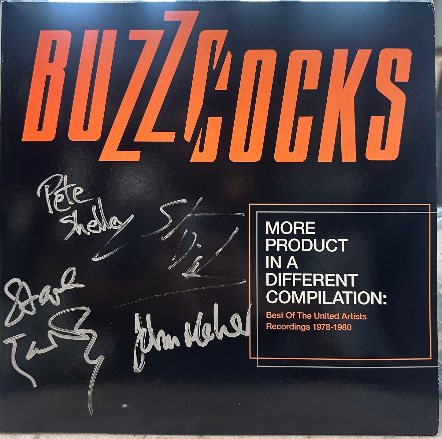 The Buzzcocks  - More Product In a Different Compilation (Signed by the classic lineup) - LP