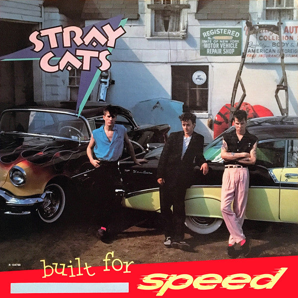 Stray Cats - Built For Speed - VINTAGE vinyl record for sale