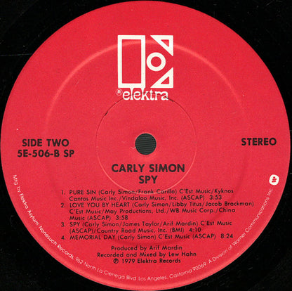 Carly Simon - Spy - LP 5
