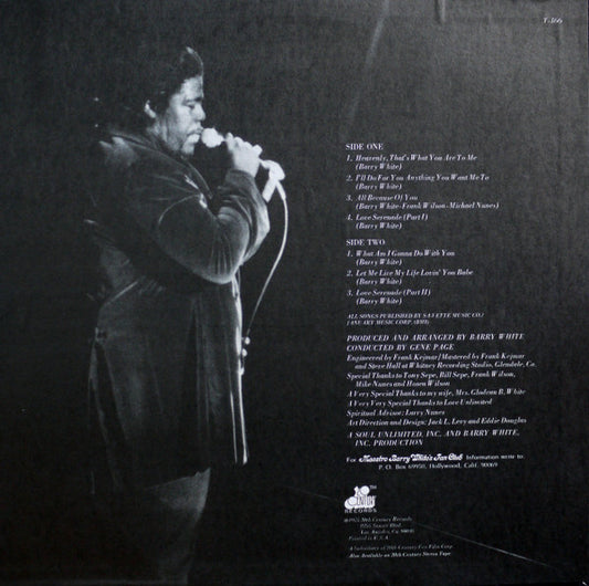 Barry White - Just Another Way To Say I Love You - LP 2
