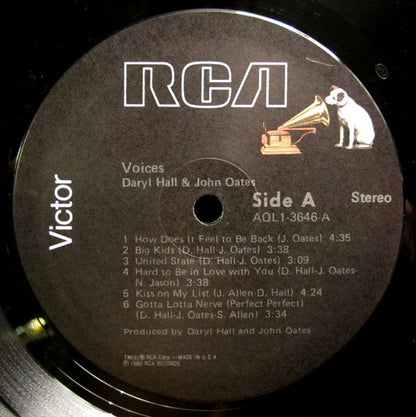 Daryl Hall & John Oates - Voices - LP 3
