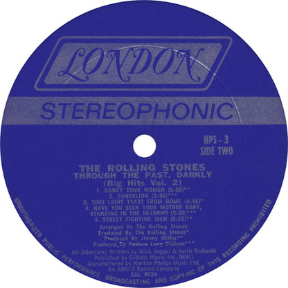 Rolling Stones - Through The Past, Darkly (Big Hits Vol. 2) - LP 5