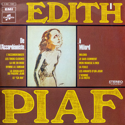 Edith Piaf - De L'accordéoniste À Milord - Vol. 1 - LP