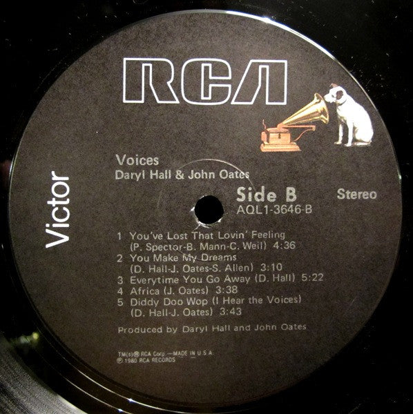 Daryl Hall & John Oates - Voices - LP 4