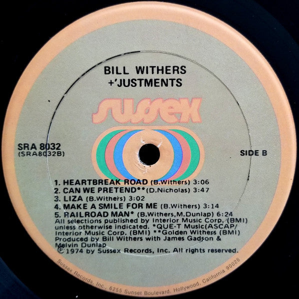 Bill Withers - +'Justments - LP 4