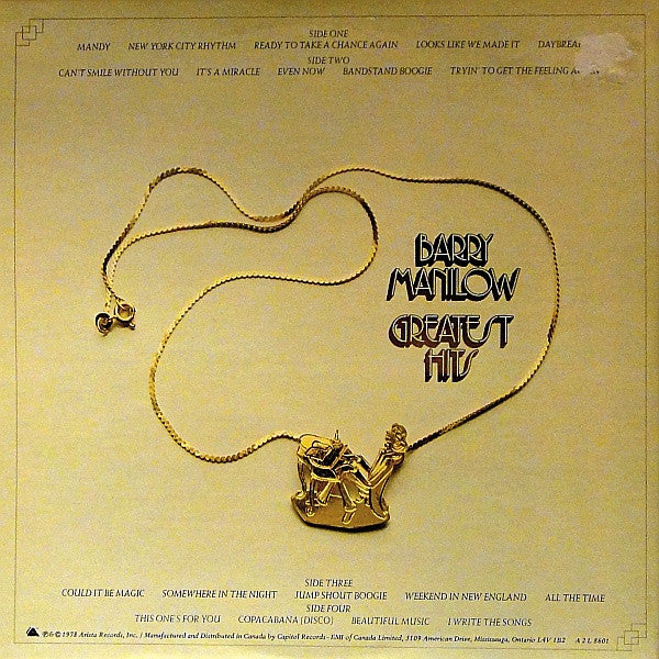 Barry Manilow - Greatest Hits - LP 2