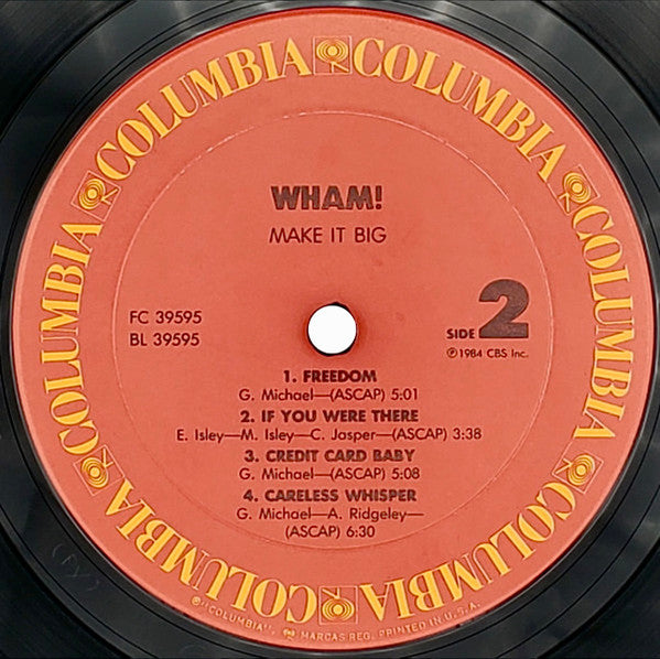 Wham! - Make It Big - LP 4