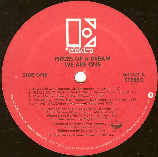 Pieces Of A Dream - We Are One - LP 3
