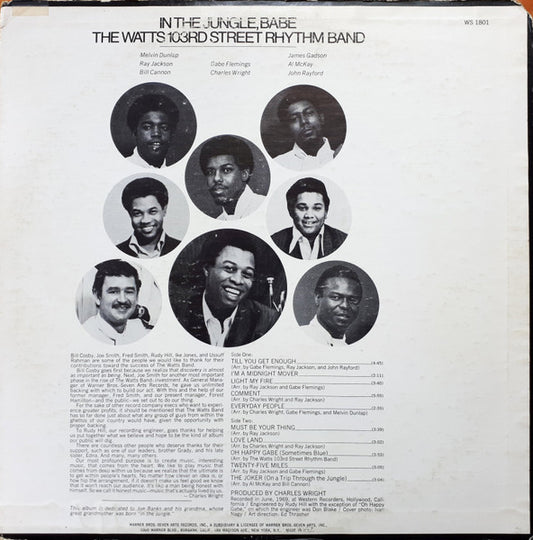 The Watts 103rd Street Rhythm Band - In The Jungle, Babe - LP 2