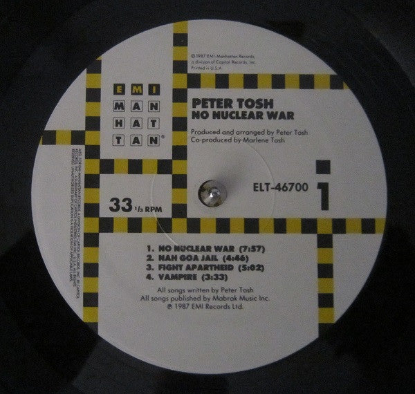 Peter Tosh - No Nuclear War - LP 3