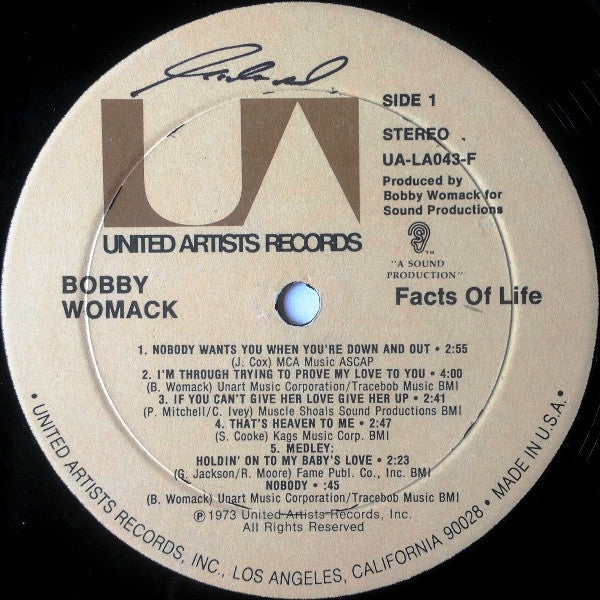 Bobby Womack - Facts Of Life - LP 3
