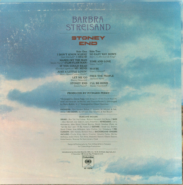 Barbra Streisand - Stoney End - LP 2