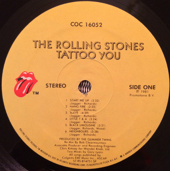 Rolling Stones - Tattoo You - LP 3