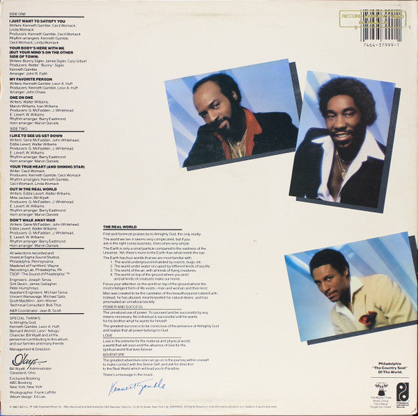 The O'Jays - My Favorite Person - LP 2