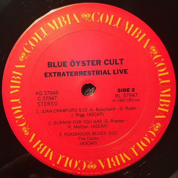 Blue Öyster Cult - Extraterrestrial Live - LP 5